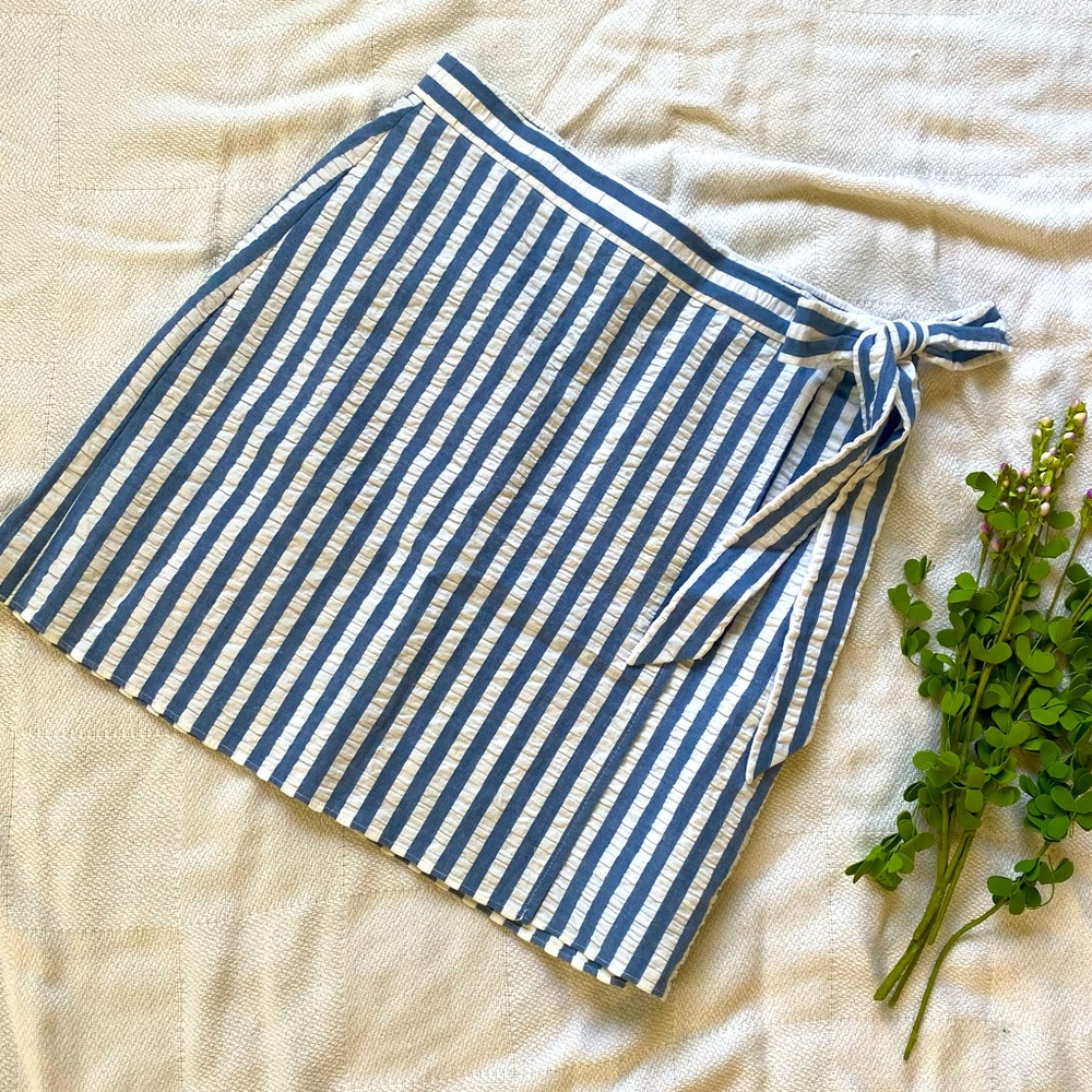 Jcrew Striped Skirt